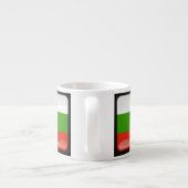 Flagge Bulgariens Espressotasse (Rückseite)