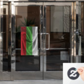 Flagge Bulgariens Fensteraufkleber (Büro Tür)