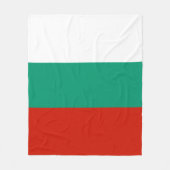 Flagge Bulgariens Fleecedecke (Vorderseite)