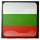 Flagge Bulgariens Fliese (Vorderseite)