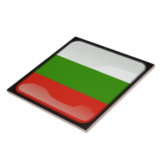 Flagge Bulgariens Fliese (Seite)