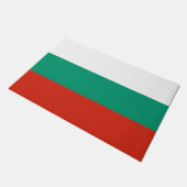 Flagge Bulgariens Fußmatte (Schrägansicht)