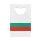 Flagge Bulgariens Geldbeutel Flaschenöffner (Rückseite)