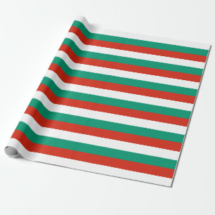 Flagge Bulgariens Geschenkpapier