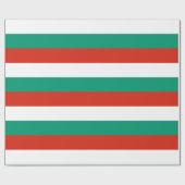 Flagge Bulgariens Geschenkpapier (Flach)