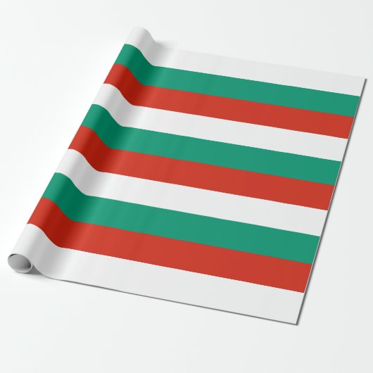 Flagge Bulgariens Geschenkpapier (Ungerollt)