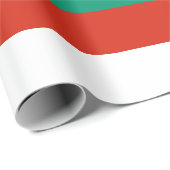 Flagge Bulgariens Geschenkpapier (Rolleneckpunkt)