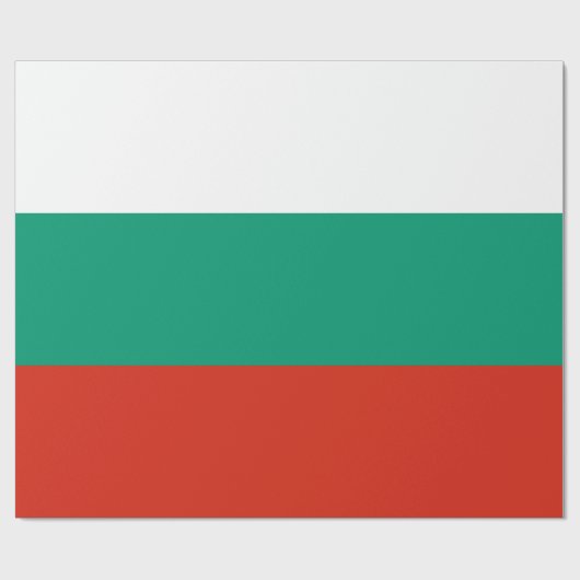 Flagge Bulgariens Geschenkpapier (Flach)