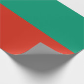 Flagge Bulgariens Geschenkpapier (Ecke)