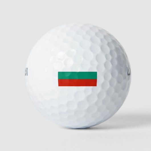 Flagge Bulgariens Golfball (Vorderseite)