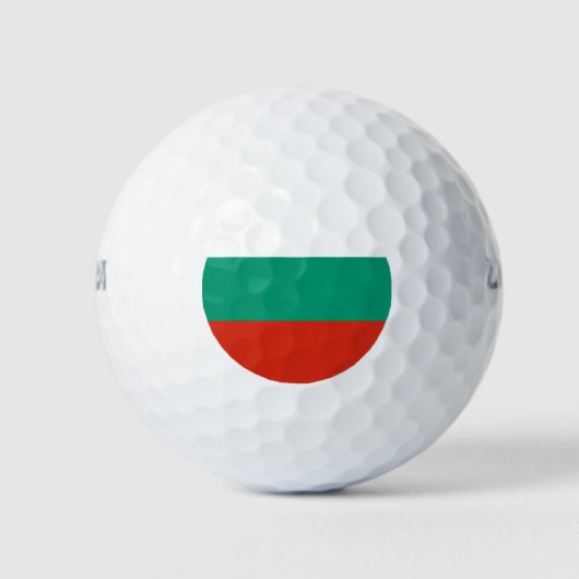 Flagge Bulgariens Golfball (Vorderseite)