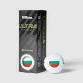 Flagge Bulgariens Golfball (Verpackungen)