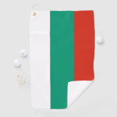 Flagge Bulgariens Golfhandtuch (Insitu)