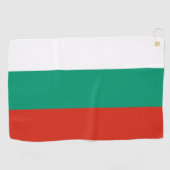 Flagge Bulgariens Golfhandtuch (Horizontal)