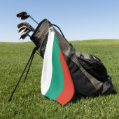 Flagge Bulgariens Golfhandtuch (Gras)