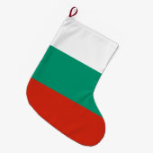Flagge Bulgariens Großer Weihnachtsstrumpf (Vorderansicht (hängend))