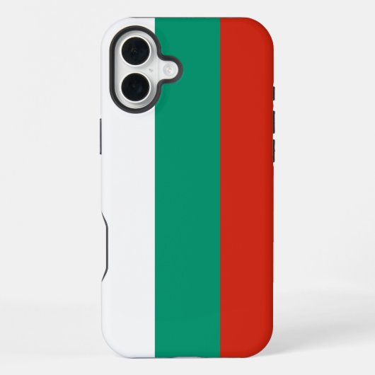 Flagge Bulgariens iPhone Hülle (Rückseite)