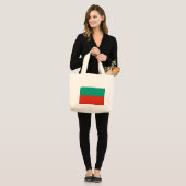 Flagge Bulgariens Jumbo Stoffbeutel (Vorderseite (Model))