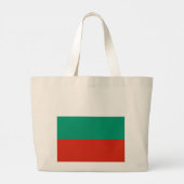 Flagge Bulgariens Jumbo Stoffbeutel (Rückseite)