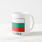 Flagge Bulgariens Kaffeetasse (VorderseiteRechts)