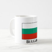Flagge Bulgariens Kaffeetasse (Vorderseite Links)