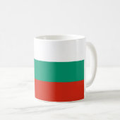 Flagge Bulgariens Kaffeetasse (VorderseiteRechts)