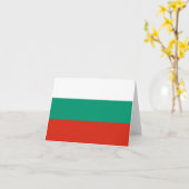 Flagge Bulgariens Karte (Gelbe Blume)