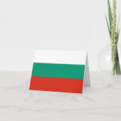 Flagge Bulgariens Karte (Vorderseite)