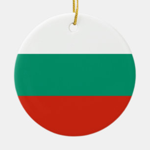 Flagge Bulgariens Keramik Ornament