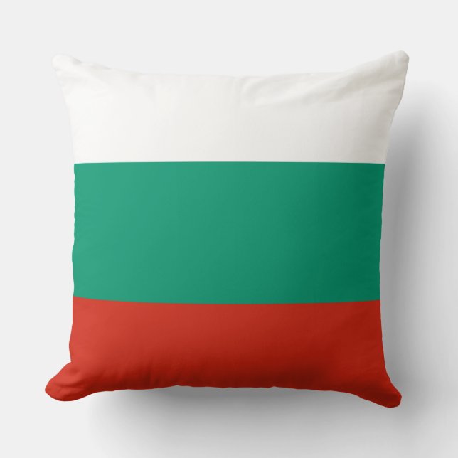 Flagge Bulgariens Kissen (Vorderseite)