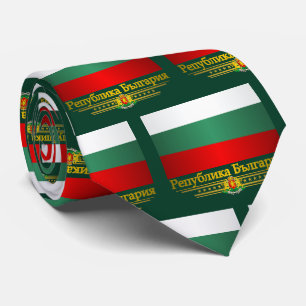 Flagge Bulgariens Krawatte