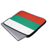 Flagge Bulgariens Laptopschutzhülle (Vorne Knopf)