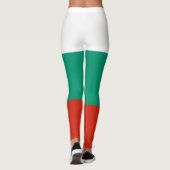 Flagge Bulgariens Leggings (Rückseite)
