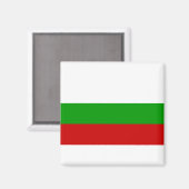 Flagge Bulgariens Magnet (Vorderseite/Rückseite)