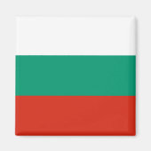 Flagge Bulgariens Magnet (Vorne)