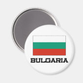 Flagge Bulgariens Magnet (Vorderseite/Rückseite)