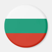 Flagge Bulgariens Magnet (Vorne)