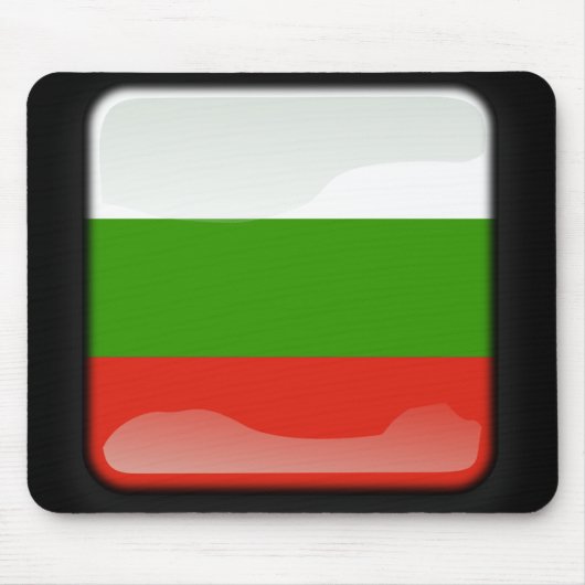 Flagge Bulgariens Mousepad (Vorne)