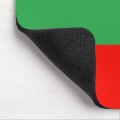 Flagge Bulgariens Mousepad (Ecke)