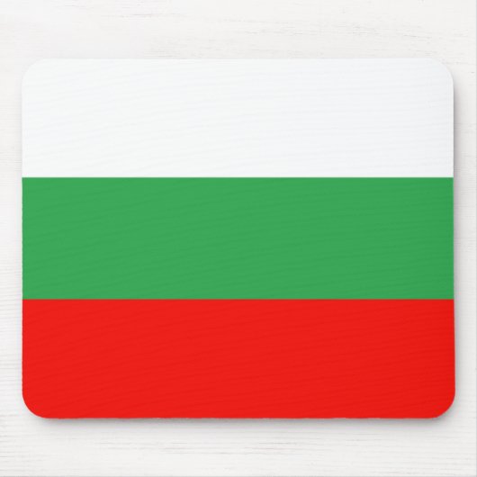 Flagge Bulgariens Mousepad (Vorne)