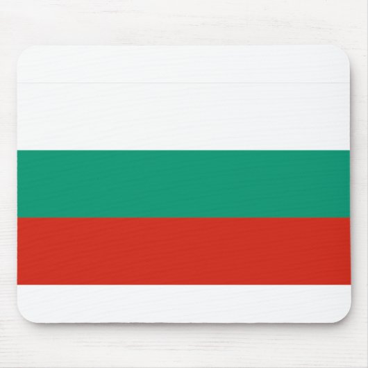 Flagge Bulgariens Mousepad (Vorne)