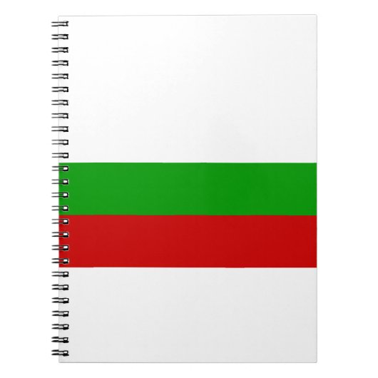 Flagge Bulgariens Notizblock (Vorderseite)
