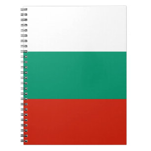 Flagge Bulgariens Notizblock