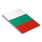 Flagge Bulgariens Notizblock (Rechte Seite)