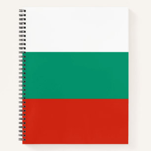 Flagge Bulgariens Notizblock