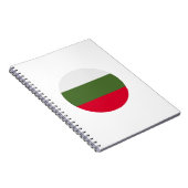 Flagge Bulgariens Notizblock (Rechte Seite)