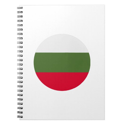 Flagge Bulgariens Notizblock (Vorderseite)