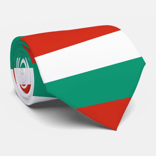 Flagge Bulgariens oder Bulgariens Krawatte (Gerollt)