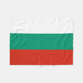 Flagge Bulgariens oder bulgarische kleine Fleecedecke (Vorderseite (Horizontal))
