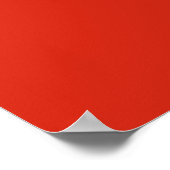 Flagge Bulgariens Poster (Ecke)